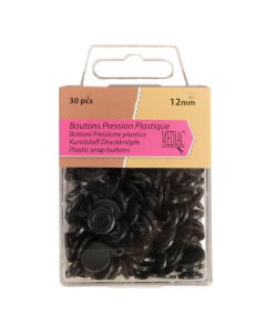 BOTTONE AUTOMATICO IN PLASTICA 12MM