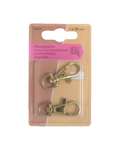 GANCIO CON MOSCHETTONE 7X38MM