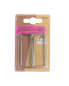 FIBBIE METALLO 2PZ 50 MM