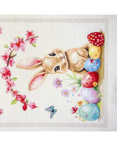 Runner piazzato 40X100 Pasqua fiorita
