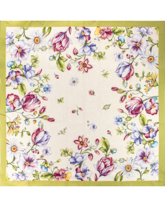 Tovaglia piazzata 100x100 tulips