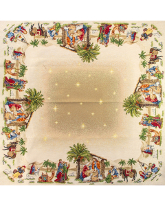 Tovaglia piazzata 100x100 Natività