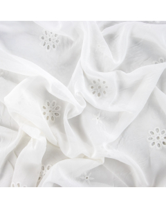 GEORGETTE LOUVRE RICAMATA