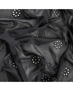 GEORGETTE LOUVRE RICAMATA