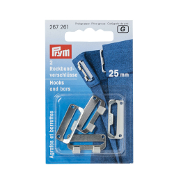 Ganci per gonne acciaio 25mm