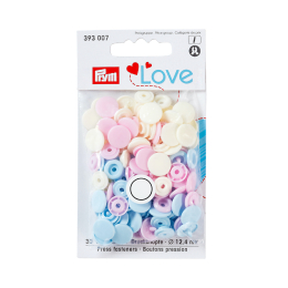 Bottoni pressione Love 12,4mm