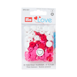 Bottoni pressione Love 12,4mm