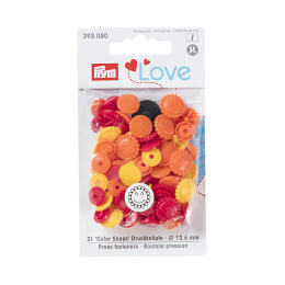 Bottoni pressione Love 13,6mm