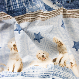 LENZUOLA MODA STELLA CANI