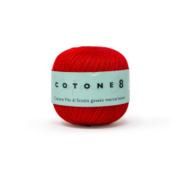 FILO UNCINETTO COTONE N.8 GOM.DA 100G