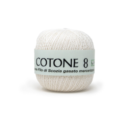 FILO UNCINETTO COTONE N.8 GOM.DA 100G