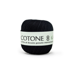 FILO UNCINETTO COTONE N.8 GOM.DA 100G