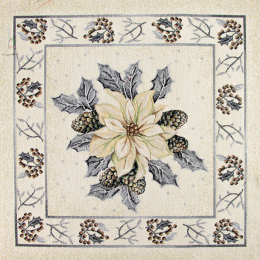 PANNELLI 47X47 CM STELLA NATALE LUREX