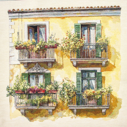 Pannelli 47x47 balconi fioriti