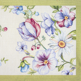 Runner piazzato 40X100  tulips