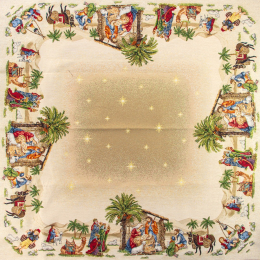 Tovaglia piazzata 100x100 Natività