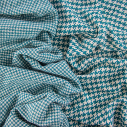 CAPPOTTO PIED POULE DOUBLE FACE