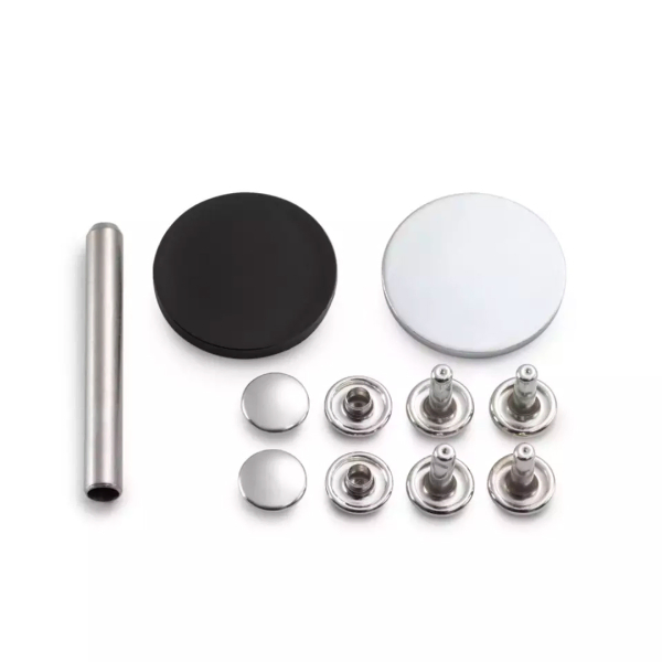Set 400 Rivetti Con Strass BDS-HOME - 10 Colori Da 7 Mm Con 3 Strumenti Per Fai Da Te Su Pelle E Tessuti - 2